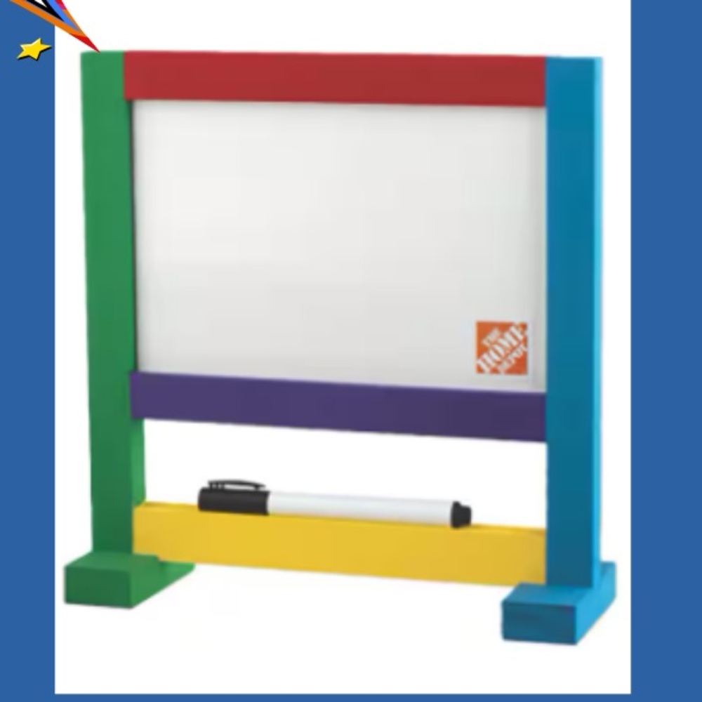 Home Depot Kids Workshop Kit Whiteboard + Pin August 2024 Unopened